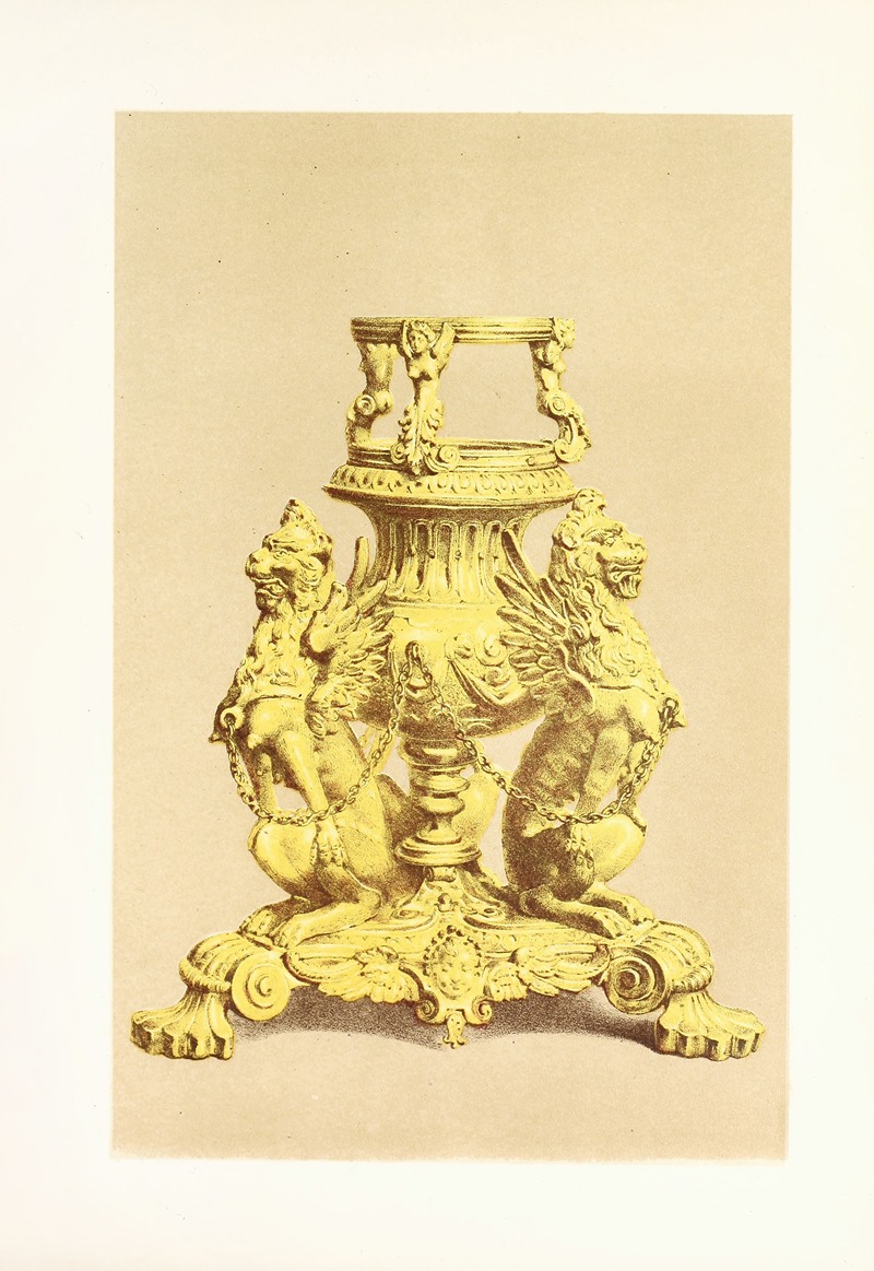John Charles Robinson - Lamp-Stand, in Gilt Bronze. Italian Cinque-Cento Work