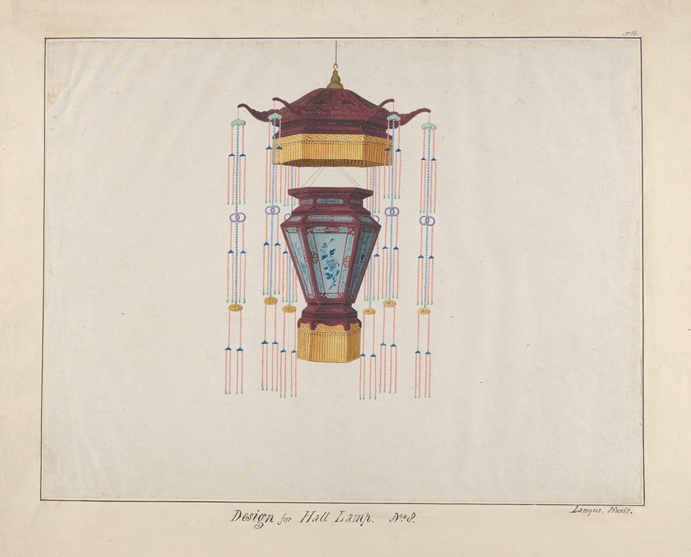 Lam Qua - Design for a Hall Lamp