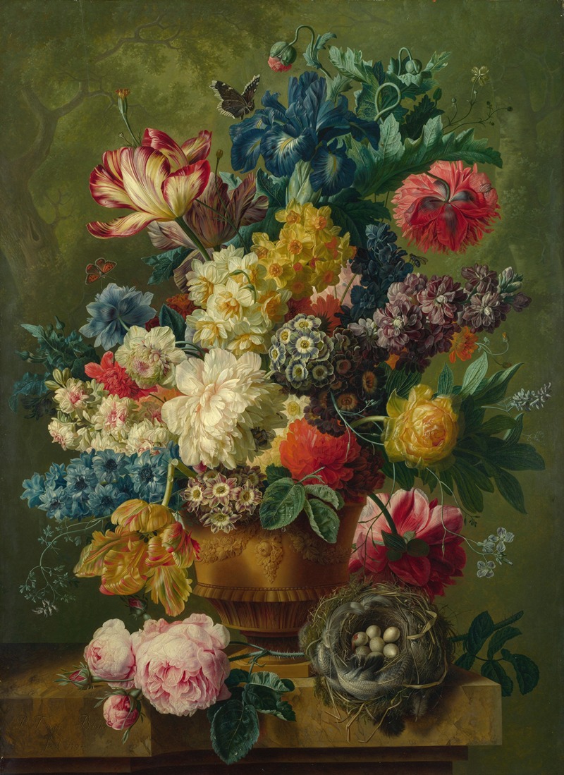 Paul Theodor Van Brussel - Flowers in a Vase