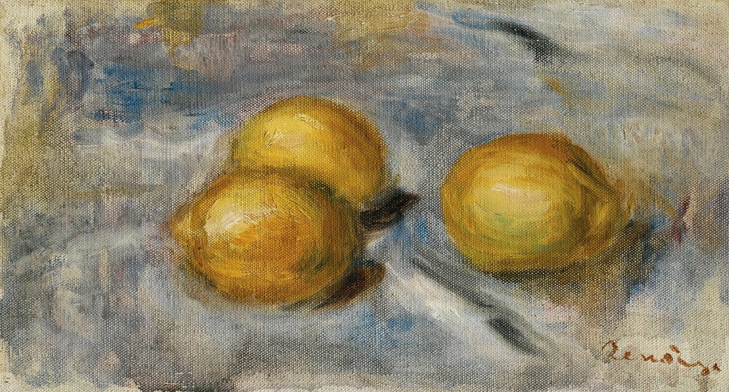 Pierre-Auguste Renoir - Nature Morte Aux Citrons
