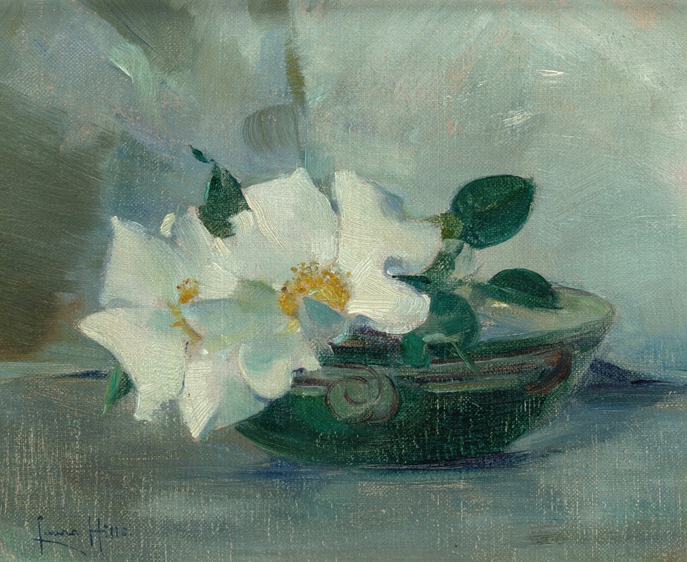 Laura Coombs Hills - Still Life with Wild Roses