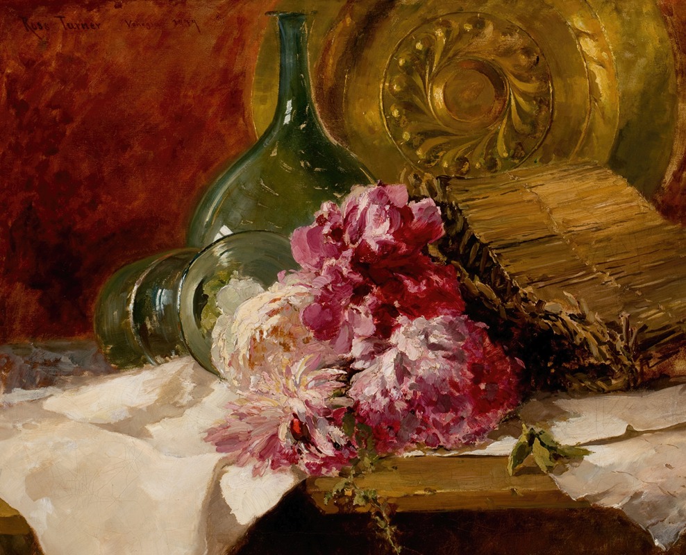 Ross Sterling Turner - Still Life with Flowers and Glass