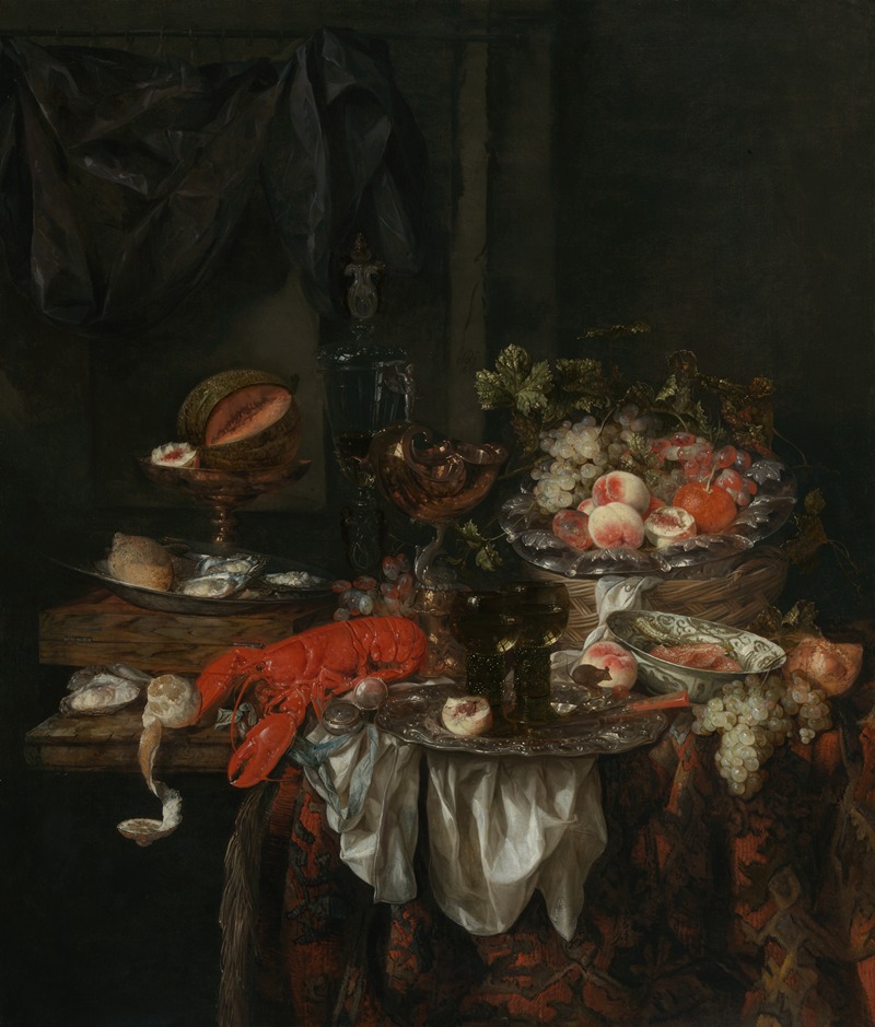 Abraham van Beyeren - Banquet Still Life