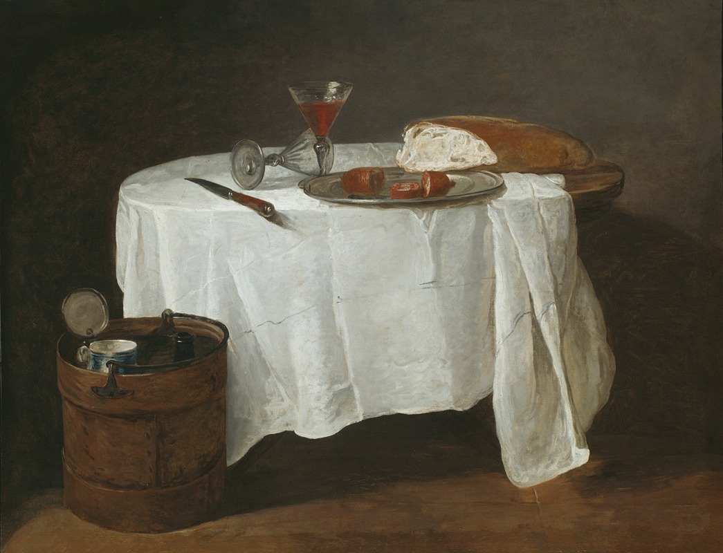 Jean-Baptiste-Siméon Chardin - The White Tablecloth