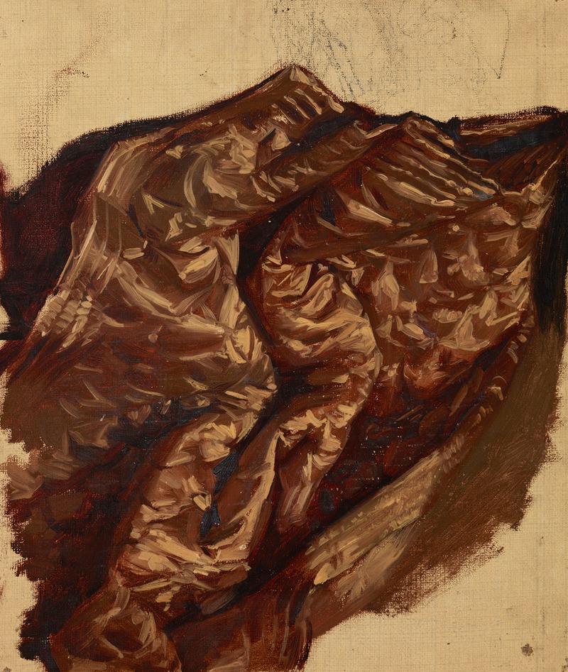 Józef Simmler - Study of a Brocade Hanging