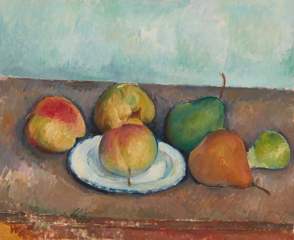 Paul Cézanne - Nature morte; pommes et poires