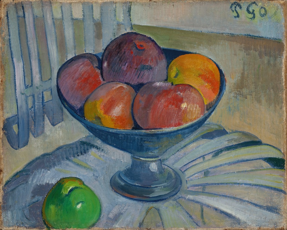 Paul Gauguin - Fruit Dish on a Garden Chair