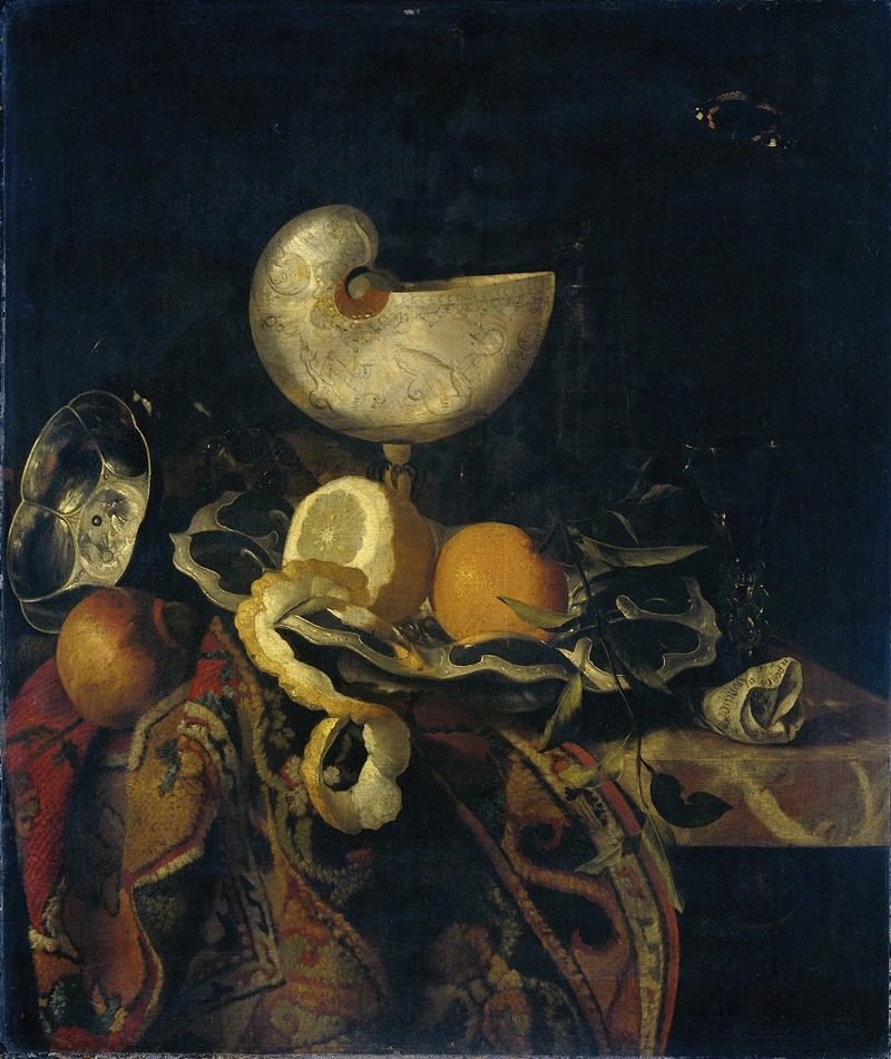 Frans Sant-Acker - Still Life with Nautilus Cup