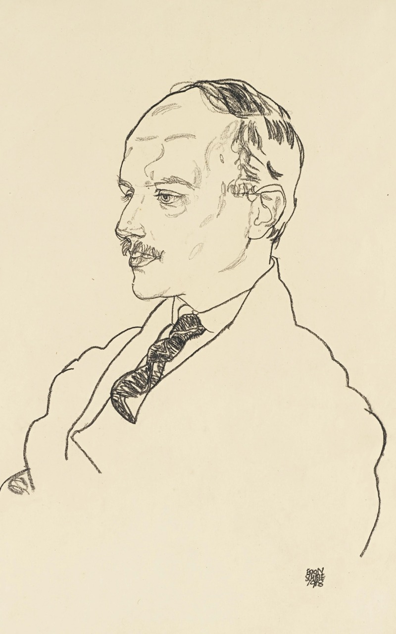 Egon Schiele - Portrait of Guido Arnot