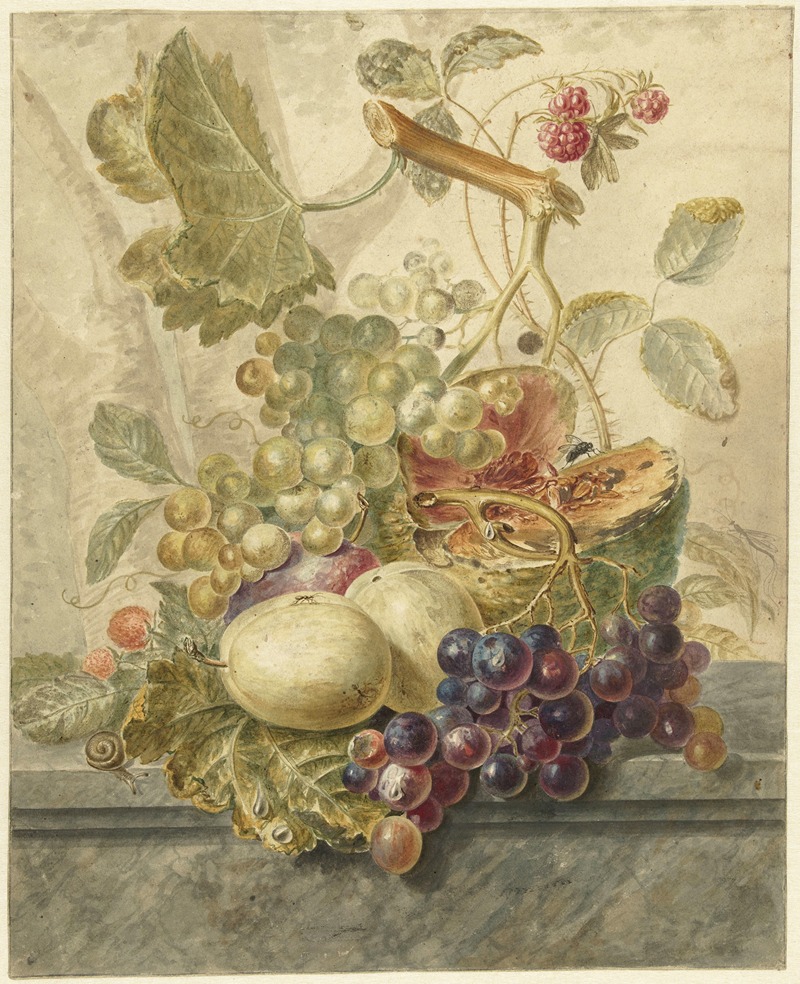 Hendrik Schwegman - Stilleven met fruit