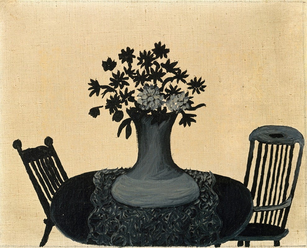 Horace Pippin - Table and Two Chairs