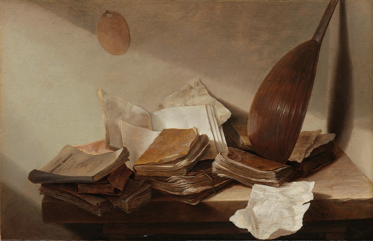 Jan Davidsz de Heem - Still Life with Books