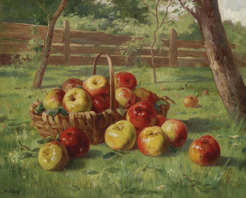 Karl Vikas - Apfelernte