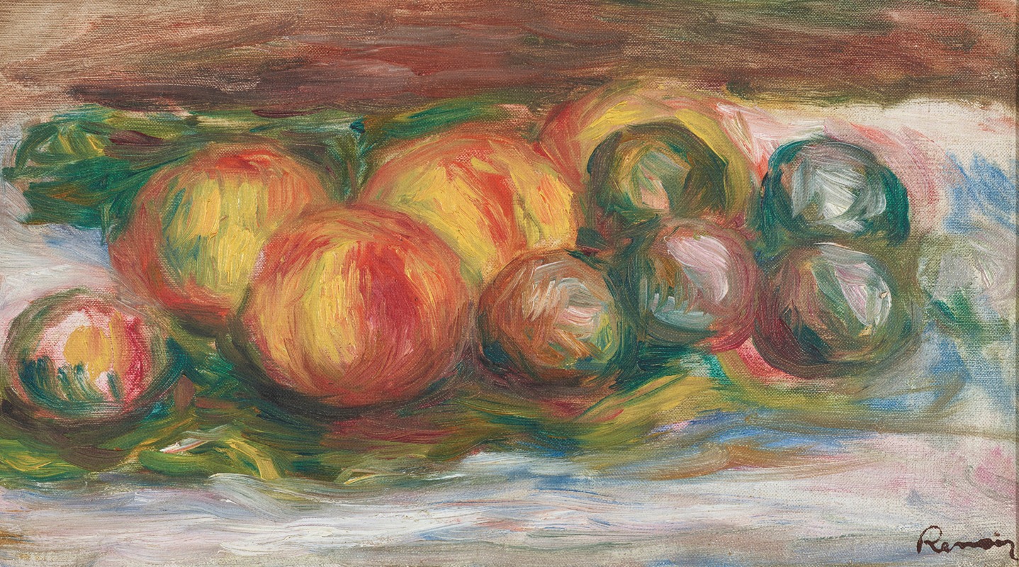 Pierre-Auguste Renoir - Pêches et prune