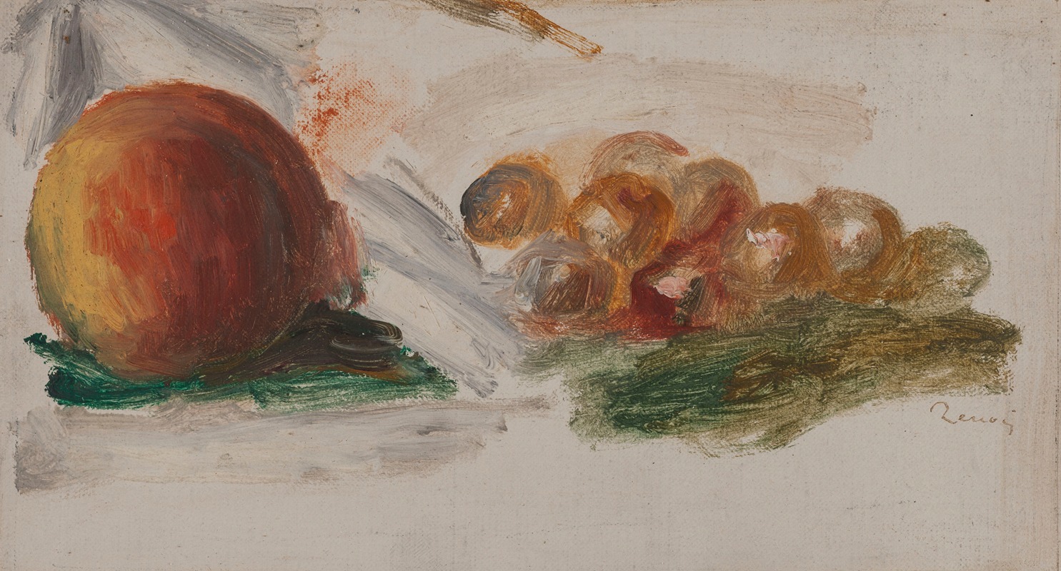 Pierre-Auguste Renoir - Pêche et raisins
