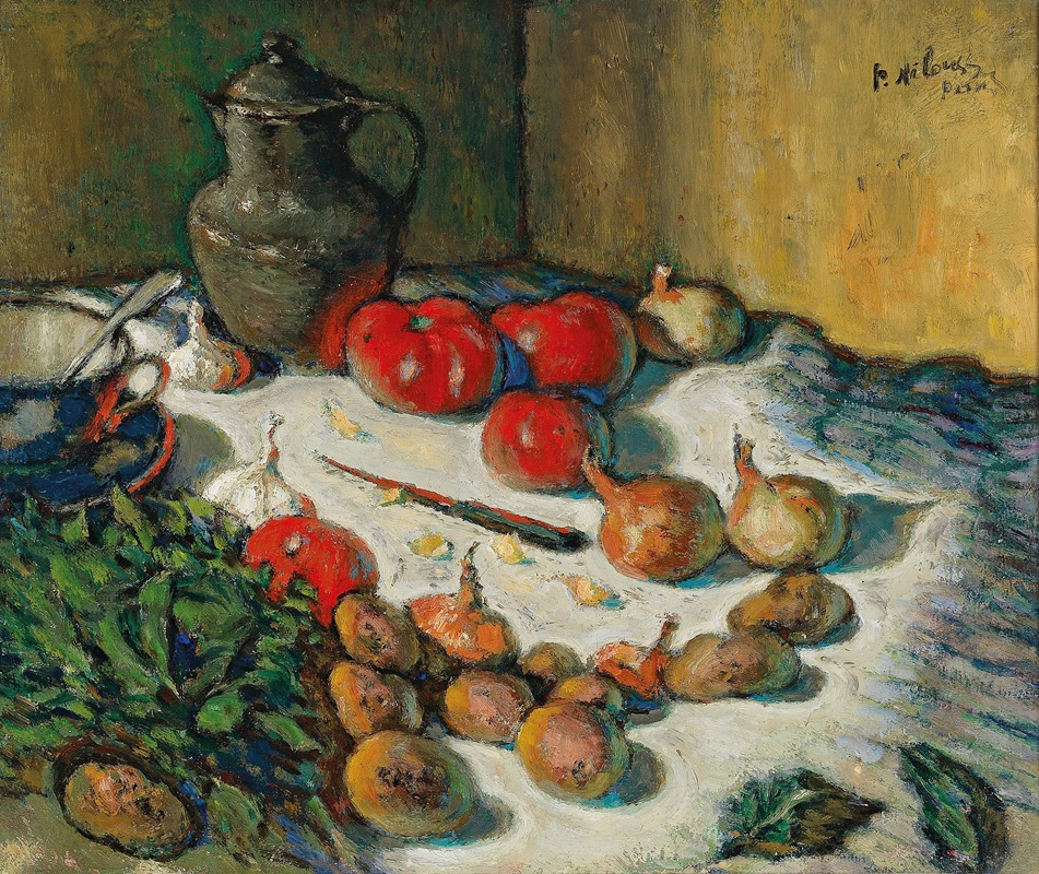 Peter Alexandrovitch Nilouss - Legumes et pichet