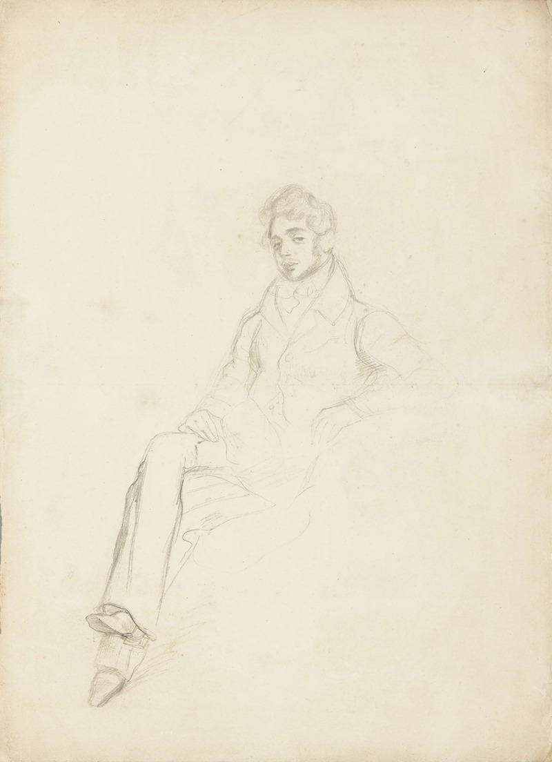 Eugène Delacroix - Etude pour le portrait du comte Demidoff