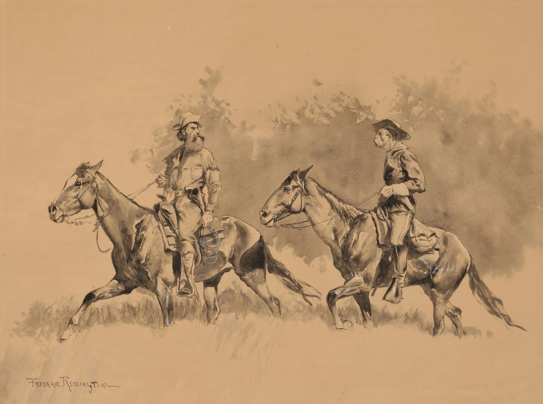 Frederic Remington - The Couriers