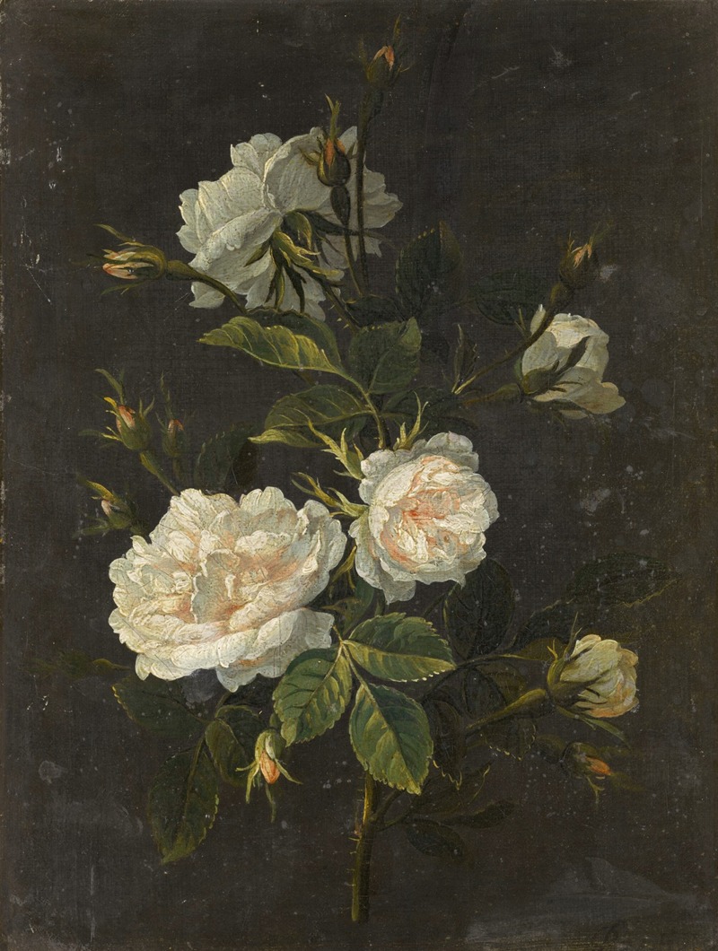 Antoine Monnoyer - Still life of roses