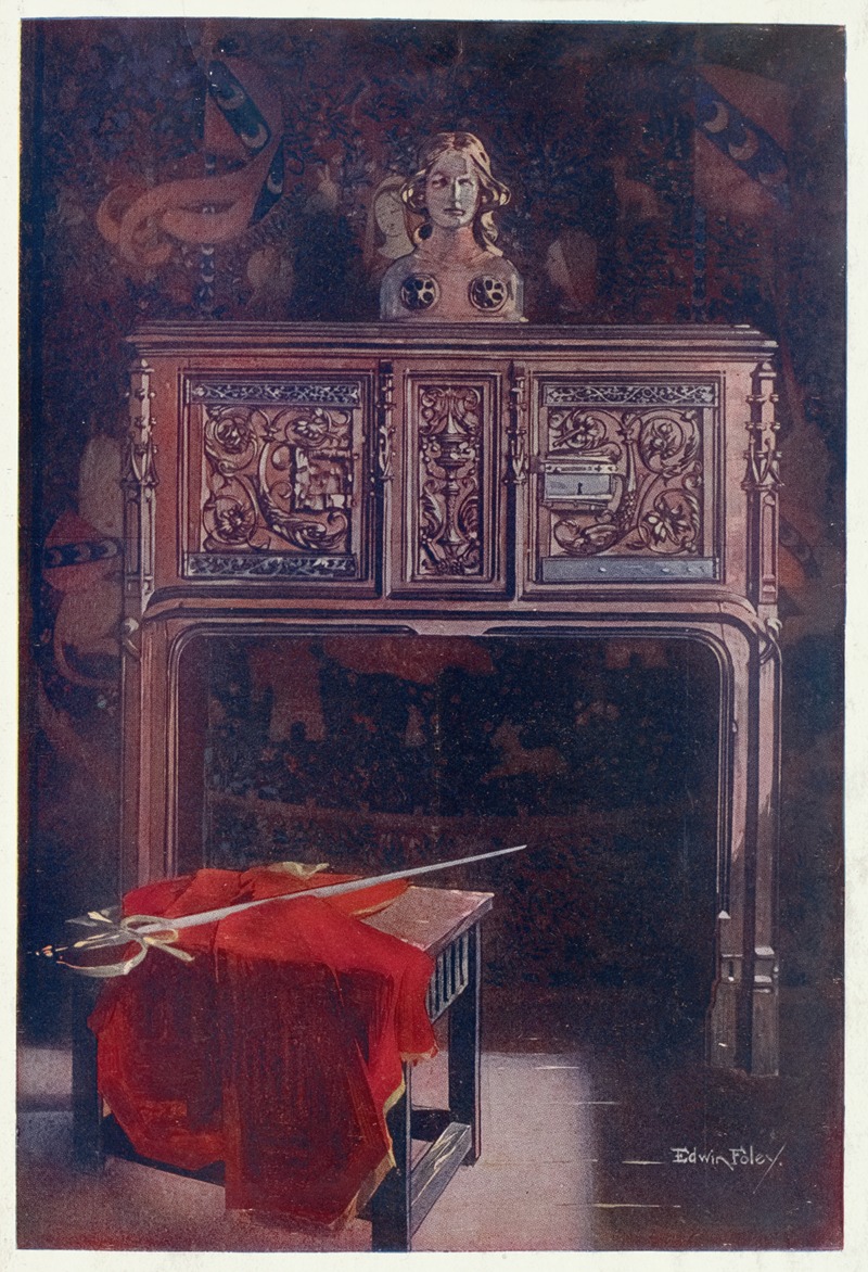Edwin Foley - Carved oak dressoir–Louis XII. In the Musée Cluny, Paris.