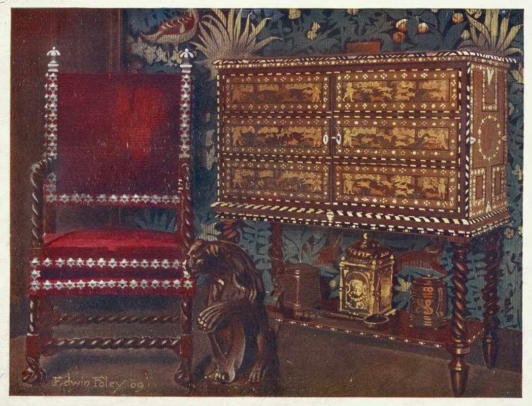 Edwin Foley - Group of late sixteenth-century continental furniture