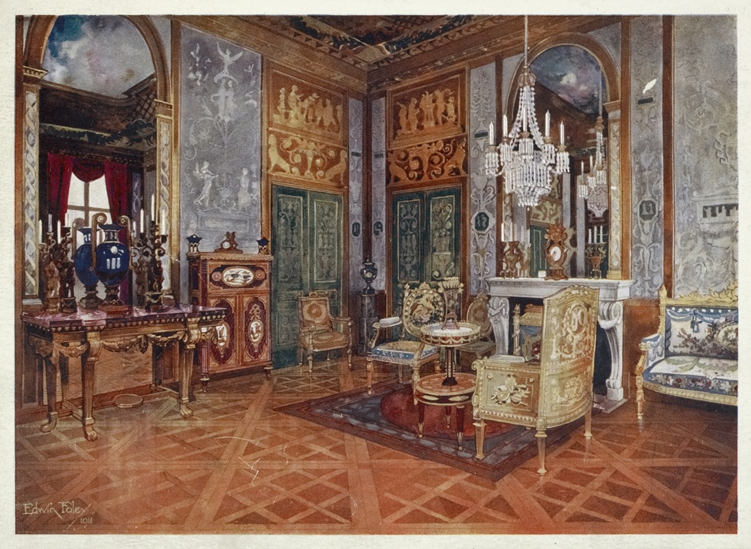 Edwin Foley - Salon de musique of Queen Marie Antoinette, Palace of Fontainebleau, France