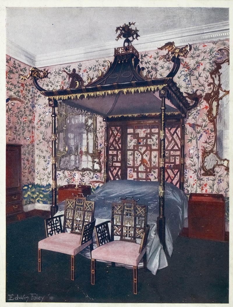 Edwin Foley - The Chippendale Chinese room at Badminton House