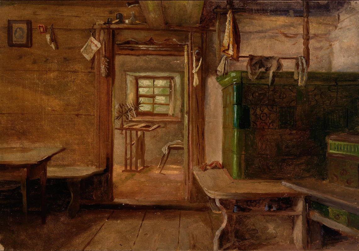 Eliphalet Fraser Andrews - Interior of a House