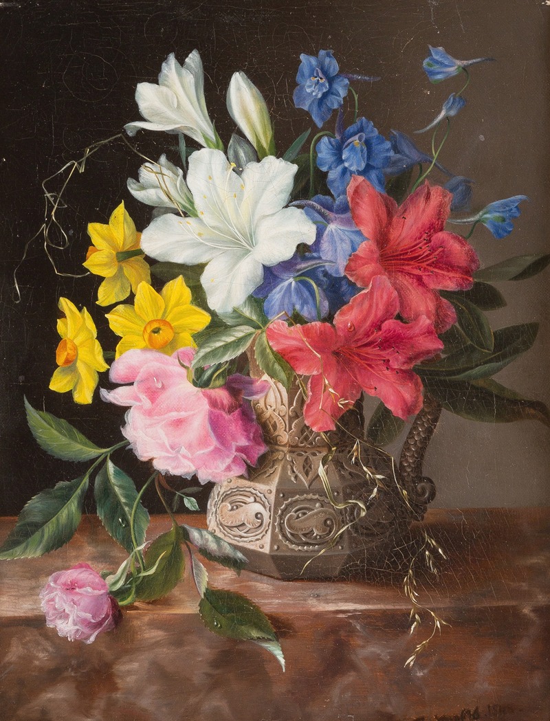 Georgius Jacobus Johannes van Os - Flower still life