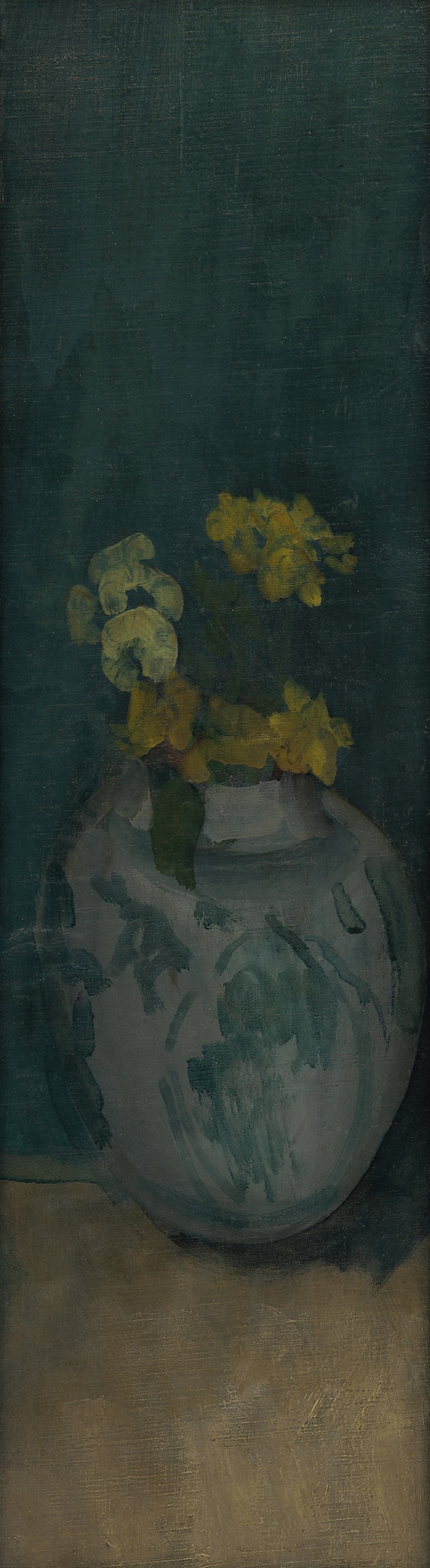 James Abbott McNeill Whistler - The Blue Girl (fragment); Yellow and Blue