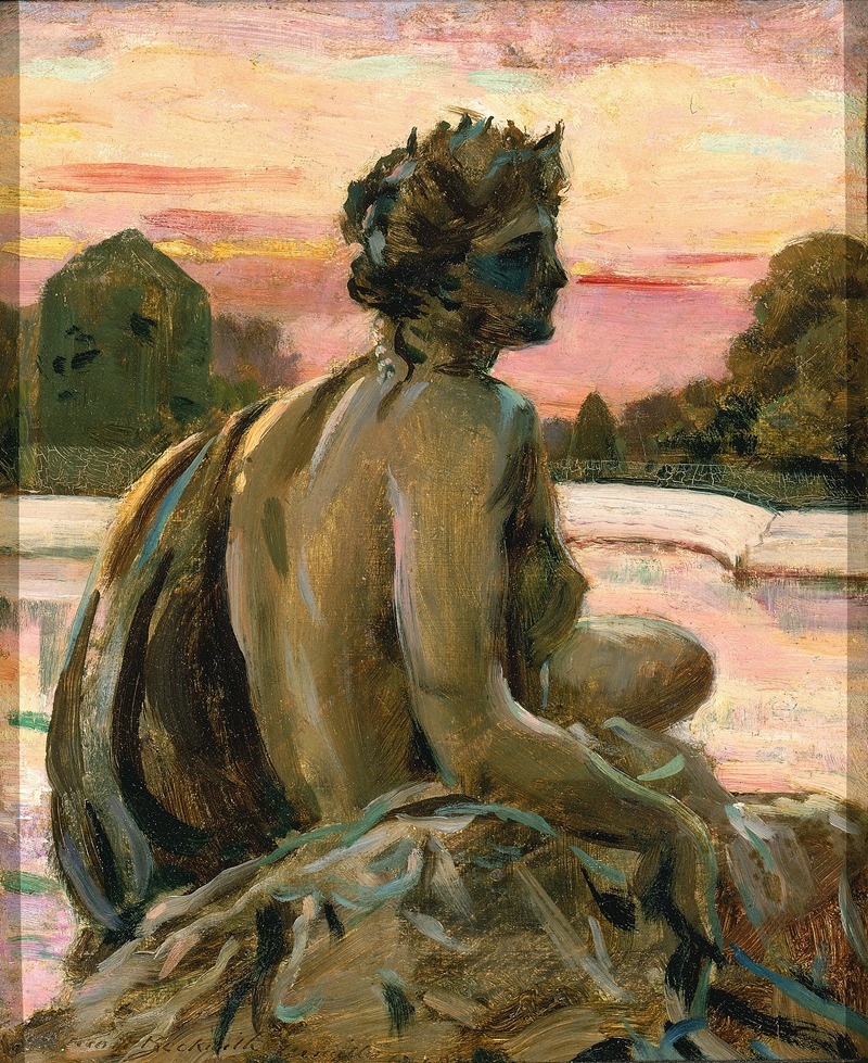 James Carroll Beckwith - One of the Figures at the Parterre d’Eau