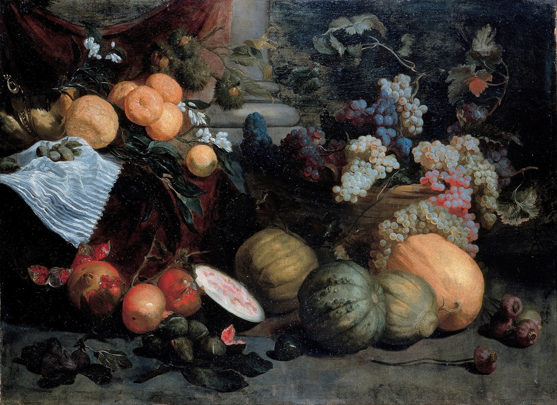 Jan Roos - Still Life with Fruit and Vegetables
