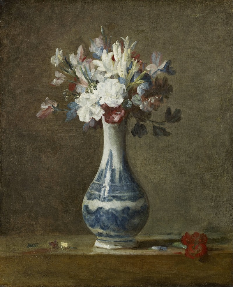 Jean Siméon Chardin - A Vase of Flowers