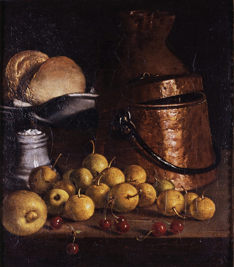 Luis Meléndez - Still Life with Fruits and Cooking Utensils