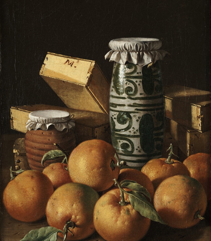 Luis Meléndez - Still Life with Oranges, Jars, and Boxes of Sweets
