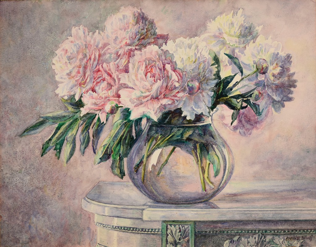 Madeleine Lacourt - Pivoines