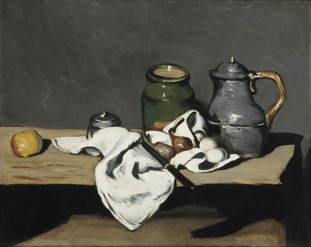 Paul Cézanne - Still life with kettle