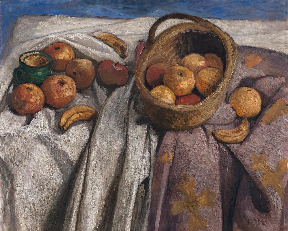 Paula Modersohn-Becker - Still life with apples and bananas