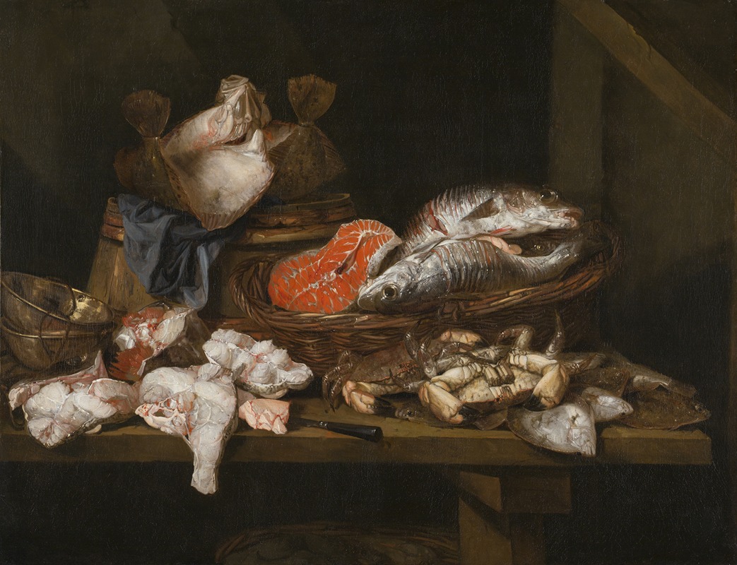 Abraham van Beijeren - Still Life with Fish and Crustaceans