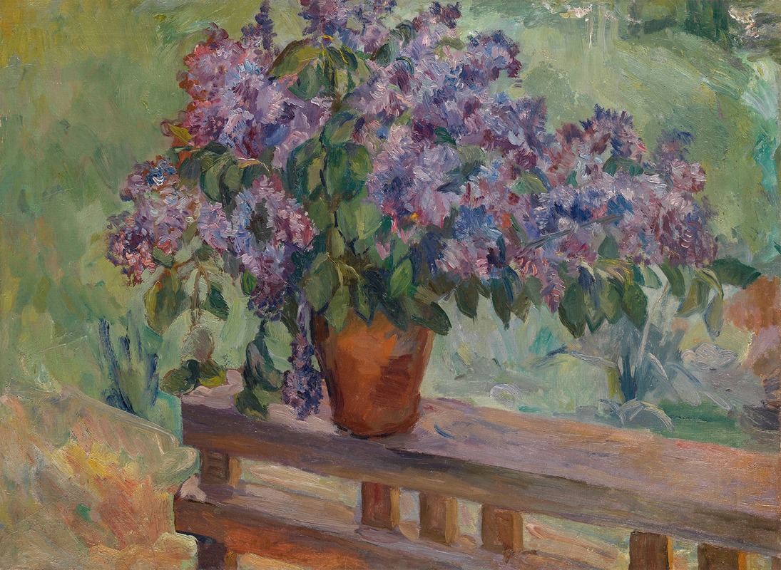 Aristarkh Lentulov - Still Life with Lilacs