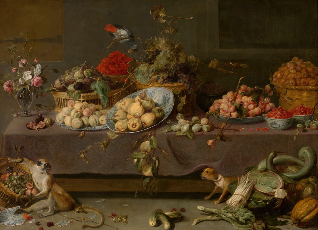 Frans Snyders - Flowers and Fruit