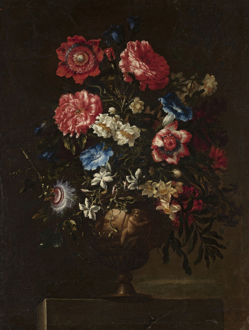 Giovanni Paolo Spadino - Still life with flowers