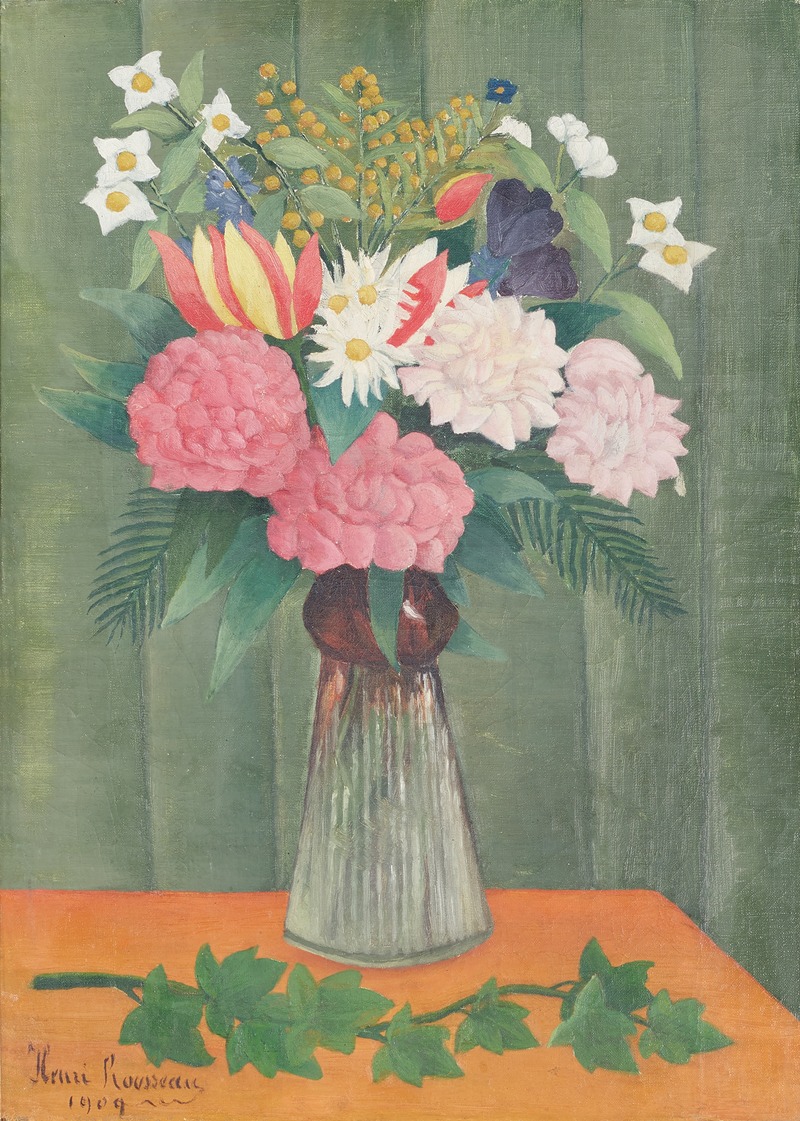 Henri Rousseau - Flowers in a Vase