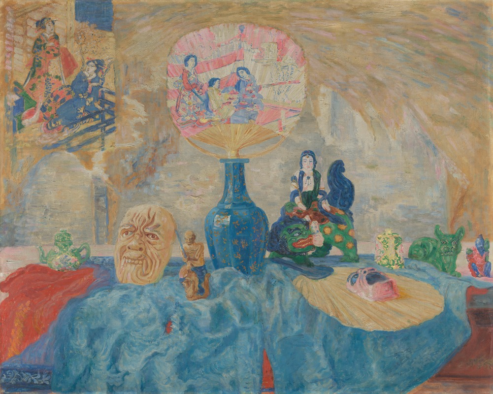 James Ensor - Still Life with Chinoiseries