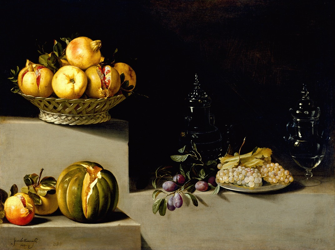 Juan van der Hamen - Still Life with Fruit and Glassware