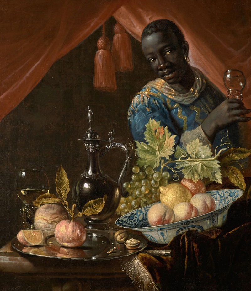 Juriaen van Streek - Still Life with Male Figure