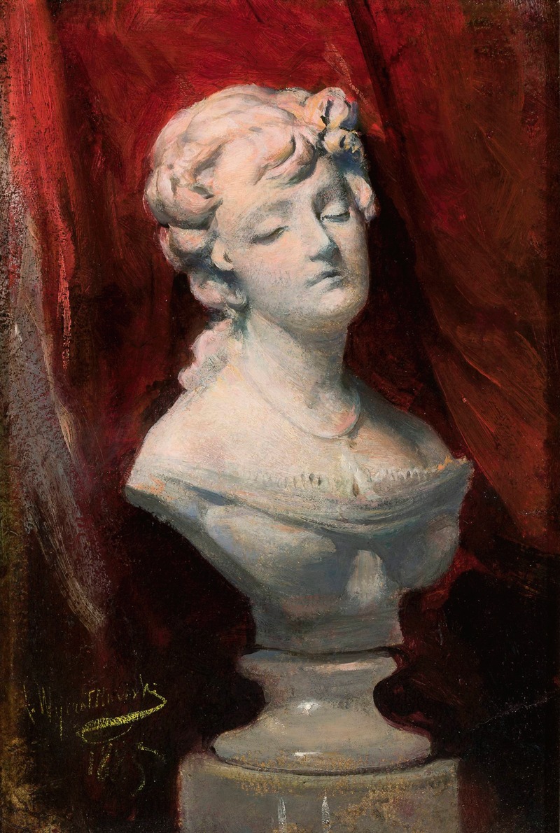 Leon Wyczółkowski - Bust of Helena Modrzejewska