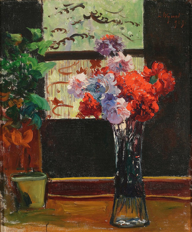 Leon Wyczółkowski - Flowers in a vase