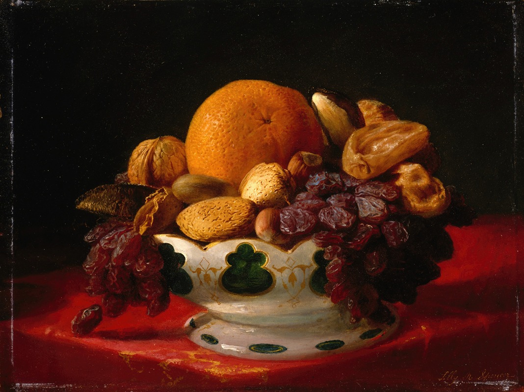 Lilly Martin Spencer - Oranges, Nuts, and Figs