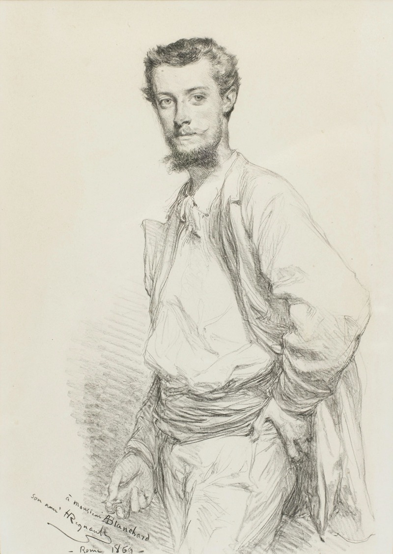 Henri Regnault - Portrait d’Edouard-Théophile Blanchard